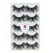 3D Mink 25mm False Eyelashes - LASGOOS Luxurious Soft & Thick Eyelashes for Weddings & Parties - 5 Pairs - Buy Online on GoSupps.com