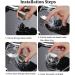 6-Piece Child Lock for Stove Rotary Knobs - Universal Baby Safety Solution | Fits 4.2cm Buttons - Protect Your Kids - Buy Online on GoSupps.com