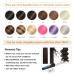 Yilite Tape Extensions - Real Hair Medium Brown 60cm | 20 Pieces 50g Invisible Silky Straight Skin Weft Extensions - Buy Online on GoSupps.com