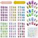 144Pcs Kids Dolphin Press on Nails Kit - Cute Short Fake Nails for Children, Quick Stick On, No Fading, Pre-Glued Full Cover Acrylic Nail Tips - Perfect Halloween Gift for Kids Nail Decoration - Buy Online on GoSupps.com