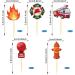 40Pcs Firefighters Cupcake Toppers and Firefighters Themed Cupcake Wrappers Party Supplies for Firefighters Themed Party Birthday Party Baby Shower 20Set Cupcake Decorations - Buy Online on GoSupps.com