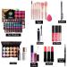 RoseFlower Pro Makeup Gift Set - Complete Palette with Eyeshadow, Foundation, Lipgloss, Concealer - Beauty Cosmetics in Storage Bag - Buy Online on GoSupps.com