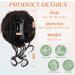 S-Noilite Dark Brown Tousled Updo Messy Bun Hair Piece | Curly Wavy Hair Chignon Scrunchie Ponytail Extension for Women - Buy Online on GoSupps.com