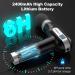 FORBLO Deep Tissue Massage Gun for Athletes - Rechargeable Muscle Massager with 20 Speeds and 8 Heads for Soreness - Black - Buy Online on GoSupps.com