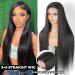 ALIPOP 5X5 HD Lace Front Human Hair Wig 20 inch - Brazilian Silk Straight Deep Parting 180% Density - Buy Online on GoSupps.com