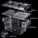 FVIEXE 4PCS Acrylic Fish Tank Breeder Box - Divider & Hatchery Incubator for Guppy, Shrimp & Baby Fish - Buy Online on GoSupps.com
