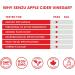 Max Strength Apple Cider Vinegar Capsules with Prebiotics (20% Acetic Acid) & Cayenne Pepper - Antioxidant Digestion Fiber Supplement | Made in Canada - Buy Online on GoSupps.com