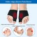 Bunion Corrector 2 Pcs Set for Women and Men - Orthopedic Bunion Splint - Toe Separators - Pain Relief - Day Night Support - Hallux Valgus - Black (Upgraded) - Buy Online on GoSupps.com