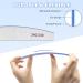 Professional Medium Coarse Nail Files 240/240 Grit - 25pcs Double Sided Emery Board Set for Natural and False Nails - Blue - Buy Online on GoSupps.com