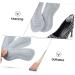 FRCOLOR 8 Pairs Anti-Wear Heel Stickers - Protective Shoe Pads for High Heels Leather Heel Stickers & Adhesive Heel Patches in Grey - Buy Online on GoSupps.com