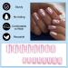 24 Pink Aurora Press-On Nails | Short Angular French Artificial Nails for Women & Girls | Full Cover Acrylic Nail Decorations - Buy Online on GoSupps.com