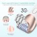 VOYOR Cordless Epilator for Women | 3-in-1 Hair Removal Device with Lady Shaver & Foot File | 30 Tweezers | Rechargeable | Champagne Gold - BM300 - Buy Online on GoSupps.com