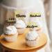 Ercadio 24 Pack Happy Retirement Cupcake Toppers Cheers Retired We'll Miss You LET the Fun Begin Cupake Toppers Picks Retirement Theme Farewell Birthday Party Cake Decorations Black Gold - Buy Online on GoSupps.com