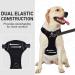 Premium Large Dog Harness Reflective & Breathable Anti-Train Design for Safety Soft Black for Medium to Large Dogs (1 Pack) - Buy Online on GoSupps.com