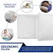 CUQOO Cooling Gel Body Pad Pillow Mat - Enhance Sleep Quality with Cool Sheets and Pillows - Night Sweat Relief - 2pk Cooling Pillow White - Buy Online on GoSupps.com