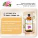 EUQEE Geranium Essential Oil 118ml - Pure Natural Diffuser Oil for Aromatherapy at Home - Buy Online on GoSupps.com