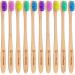 EcoShoots Adults Bamboo Toothbrushes with Medium Bristles - Family Pack of 10 Natural Bamboo Toothbrush - Eco-Friendly Natural Wooden Toothbrush - Organic Biodegradable Handle - BPA Free Tooth Brushes Medium 10 Pack - Buy Online on GoSupps.com