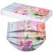 50Pcs Disposable Floral Face_Masks with Designs 3-Ply Breathable Flower Face_Mask with Nose Wire Facemasks for Women (Floral-I) - Buy Online on GoSupps.com