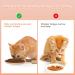 4 Pcs Cat Food Dish Shallow Cat Wet Food Flat Cat Bowls Whisker Fatigue Free Cat Food Bowls Cat Dishes for Food and Water Wide Cat Plate for Kittens and Short Legged Cat (Color B Round) 4 Pcs Round - Light Color - Buy Online on GoSupps.com
