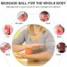 Firschoie 5-Piece Massage Balls Set - Hard Hedgehog Massage Balls for Hands Legs Shoulders and Feet - Ideal for Muscle Relief in Multiple Sizes - Buy Online on GoSupps.com