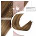 Shop Hotlulana Tape Extensions - Real Hair Balayage #4/4/27 Chocolate Brown to Caramel Blonde - 20 Inch 50g 20 Packs - Buy Online on GoSupps.com