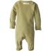 L'ovedbaby Girls' Organic Snap Footie 3-6 Months Sage | Eco-Friendly Baby Clothes - Buy Online on GoSupps.com