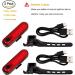 USB Rechargeable Bright Bike Tail Lights - 4 Light Modes - Easy Install - 2 Pack - Buy Online on GoSupps.com