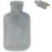 3L Large Hot Water Bottle with Soft Fleece Cover & Kangaroo Pocket - XXL Heat Bottle for Children & Adults | International Shipping Available - Buy Online on GoSupps.com