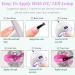 Colour Changing Gel Nail Polish - Shimmer Glitter Gel Nail Varnish - Thermal Temperature Change Purple to White UV Gel Nail Polish - Soak off Sparkly Reflective Glitter Gel Polish - Buy Online on GoSupps.com