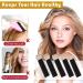 10 Pack Volumizing Hair Root Clips - Curly Hair Volume Fluffy Hair Clip - Heatless DIY Curler - Long and Short Hair - Black - Buy Online on GoSupps.com