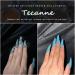 Tecanne Sparkling Diamond Nail Powder - Laser Silver Reflective Glitter Dust for Nail Art Decorations | 8 Boxes - Buy Online on GoSupps.com