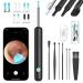 Ear Wax Removal Kit Camera 1080P HD Wireless Ear Cleaner Camera Ear Camera Otoscope Cleaner with 6 LED Lights 3.5mm Endoscope Waterproof Ear Wax Remover Tool for iOS Android Adults Kids Pets R1 Ultra Black