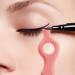 Eyeliner Applicator Tool Silicone Eyeliner Tool for Perfect Eyebrows | Multifunctional Eyeliner Makeup Tool Eyeliner Applicator Tool for Women Girls Pochy Pink - Buy Online on GoSupps.com