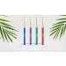 Buy Medium Feel Natural Violet Aluminum Toothbrush - Screwable Eco-Friendly 1 Pack for International Shipping - Buy Online on GoSupps.com