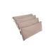 Peacegoods Pack of (4) Unscented Organic Flax Seed Eye Pillows 8.5 x 4 Soft Cotton Flannel - Soothing & Relaxing - Yoga Massage Sleep Meditation Gray
