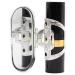 Vintage Clip-on Round Lipstick Case With Mirror (Retro Squares) - Buy Online on GoSupps.com