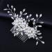 Haopeuk Wedding Hair Comb Rhinestones Crystal Vintage Bridal Hair Clips Combs for Brides and Bridesmaids White - Buy Online on GoSupps.com