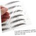 Ipetboom 30 Sheets Imitation Eco Eyebrow Sticker Stickers False Eyebrows Cosmetic Makeup Brow Sticker 6d Tool - Buy Online on GoSupps.com