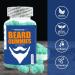 Big Beard Growth Gummies for Men - 60 Blueberry Gummies with 10K MCG Biotin & Collagen for Stronger Thicker Beard | International Shipping - Buy Online on GoSupps.com