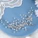 Unsutuo Crystal Bridal Headband - Silver Rhinestone Hair Vine with Pearls for Women and Girls - Buy Online on GoSupps.com