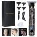 Professional T Blade Hair Trimmer for Men - Cordless, Zero Gapped, USB Rechargeable with LED Display - Perfect Beard Clipper & Haircut Tool - Buy Online on GoSupps.com