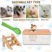 Buy Homury Transparent Sand Bathroom for Hamsters - Sand Bath Container with Ladder Natural Wood Cover & Shovel | Ideal Hamster Bathing Solution - Buy Online on GoSupps.com