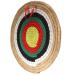 AUVIM Archery Targets Straw Solid Hand-Made Archery Target for Recurve Bow Compound Bow or Longbow 20 Inches Traditional Bow Arrow Target for Kids Youth Adult Archery Hunting Backyard Practice Green 1 Layer