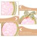Grevosea Resin Nail Art Palette Nail Art Painting Mixed Color Palette Bow Decorated Nail Art Display Board with Pearls Nail Art Supplies Makeup Foundation Mixing Palette Manicure Tool - Buy Online on GoSupps.com