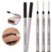 2PCS Eye Brow Pen Natural Makeup Fine Stroke Magic Eyebrow Pencil Waterproof 4 Tip Eyebrow Pencil Natural Fine Lines Eyebrow Pencil for Women and Gril (Gray) - Buy Online on GoSupps.com