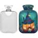 NAANLE Fairy House Punbis 1L Transparent Hot Water Bottle - Handheld Heating Bag for Pain Relief & Cold Therapy - Buy Online on GoSupps.com