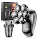 Head Shavers for Bald Men Wyklaus Detachable Head Shavers 5-in-1 Electric Razor IPX7 Waterproof Dry Wet Shaving for Men 7D Rotary Shaver Grooming Kit with LED Display USB Rechargeable Gray