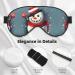 SSIMOO Christmas Snowman Eye Mask - Double-Sided Soft Light Blocking for Better Sleep - Buy Online on GoSupps.com