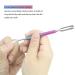 ZIZZON Stainless Steel Cuticle Pusher and Peeler Set - 3 Pack (Blue-purple) - Buy Online on GoSupps.com