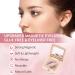 Magnetic Eyelashes - Reusable Dual Lashes Natural Look Easy to Wear No Glue Soft Magnets | Delicate Queen - Buy Online on GoSupps.com